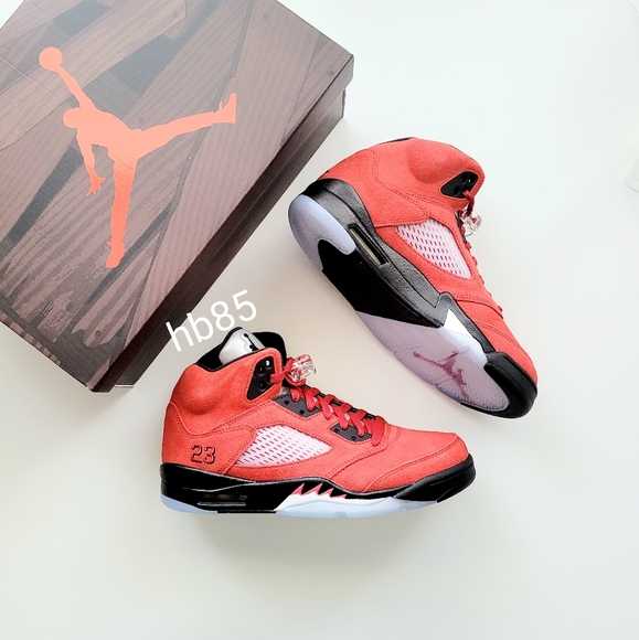 retro 5 varsity red